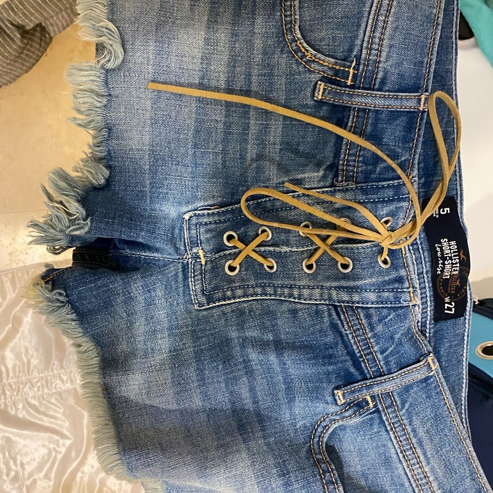 Denim shorts